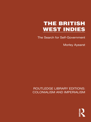 cover image of The British West Indies